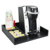 Deluxe Coffee Tray; Black Faux Leather  |  Case of 12