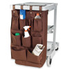 HOSPITALITY 1 SOURCE HOSPITALITY 1 SOURCE or 9 POCKET or X DUTY HOUSEKEEPING or CADDY BAGS or 19x32 or BROWN or 5 PER CASE