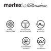 Martex Millennium T250 Striped -Sheets - All Sizes