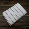 1888 Mills supplier gallery image - Fibertone Twill Ribbed Stripe Pool Towel - s201-u-gys-1-ft20_twillstripe_grey_03