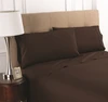 WestPoint Flat Sheet - Twin - Martex Colors 200 - Chocolate | Case of 12 | 1A30675