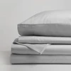 WestPoint Fitted Sheet - Queen - Gryphon Solid - Custom Order - Pearl Grey | Case of 6 | 1S33547