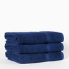 Representative Navy Martex Colors photo shows towels, NOT the bath mat sold in this listing. Color reference only; bath-mat design may differ. See listing for size and case quantity.