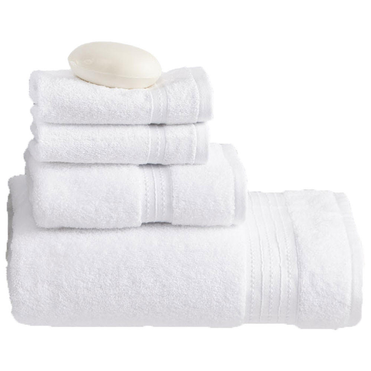 True Luxury + Pure Supima Cotton Bath Set 8pk