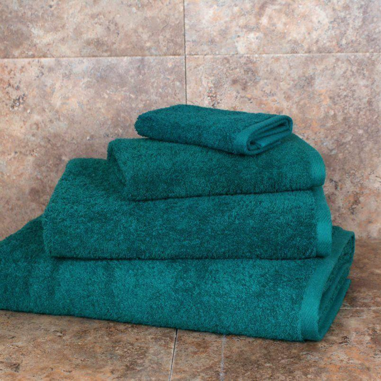 Cotton Spa Bath Towel - Emerald