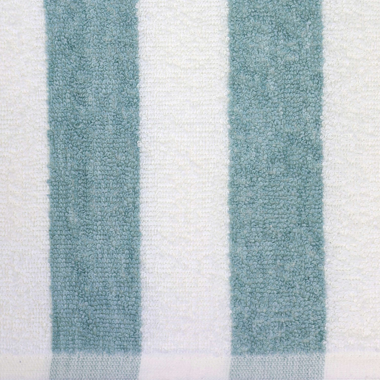 1888 Mills supplier gallery image - Fibertone Cabana Stripe Pool Towels - fibertone_beach_4pk_seafoamcabana_swatch