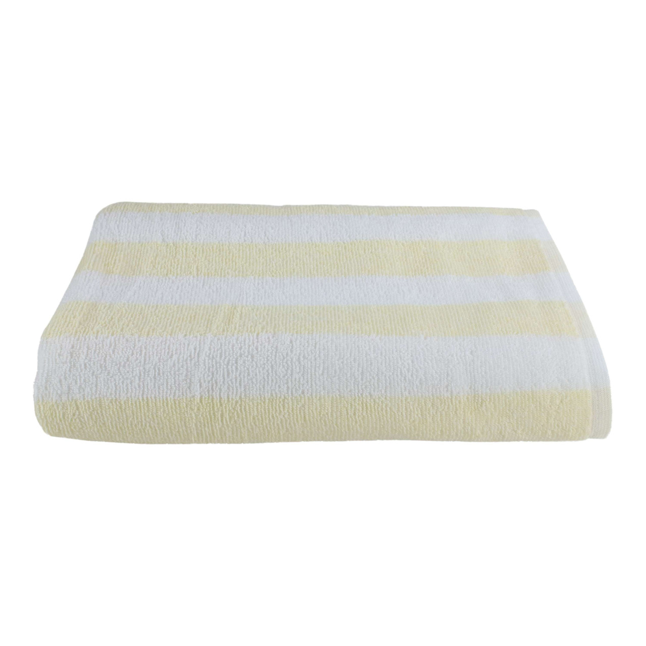 1888 Mills supplier gallery image - Fibertone Cabana Stripe Pool Towels - fibertone_cabana_beach_sandstone_bt10669stoncs_02