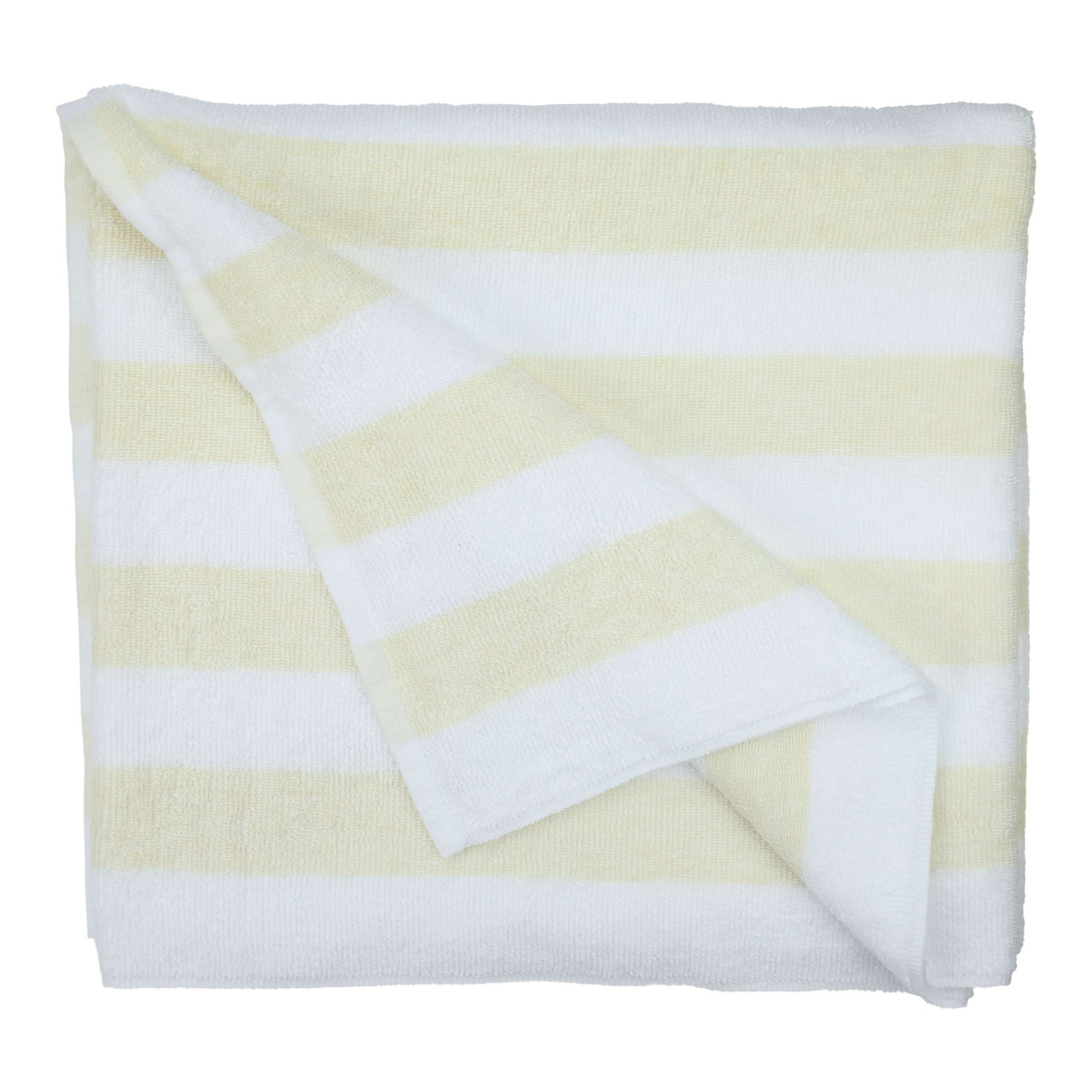 1888 Mills supplier gallery image - Fibertone Cabana Stripe Pool Towels - fibertone_cabana_beach_sandstone_bt10669stoncs_03