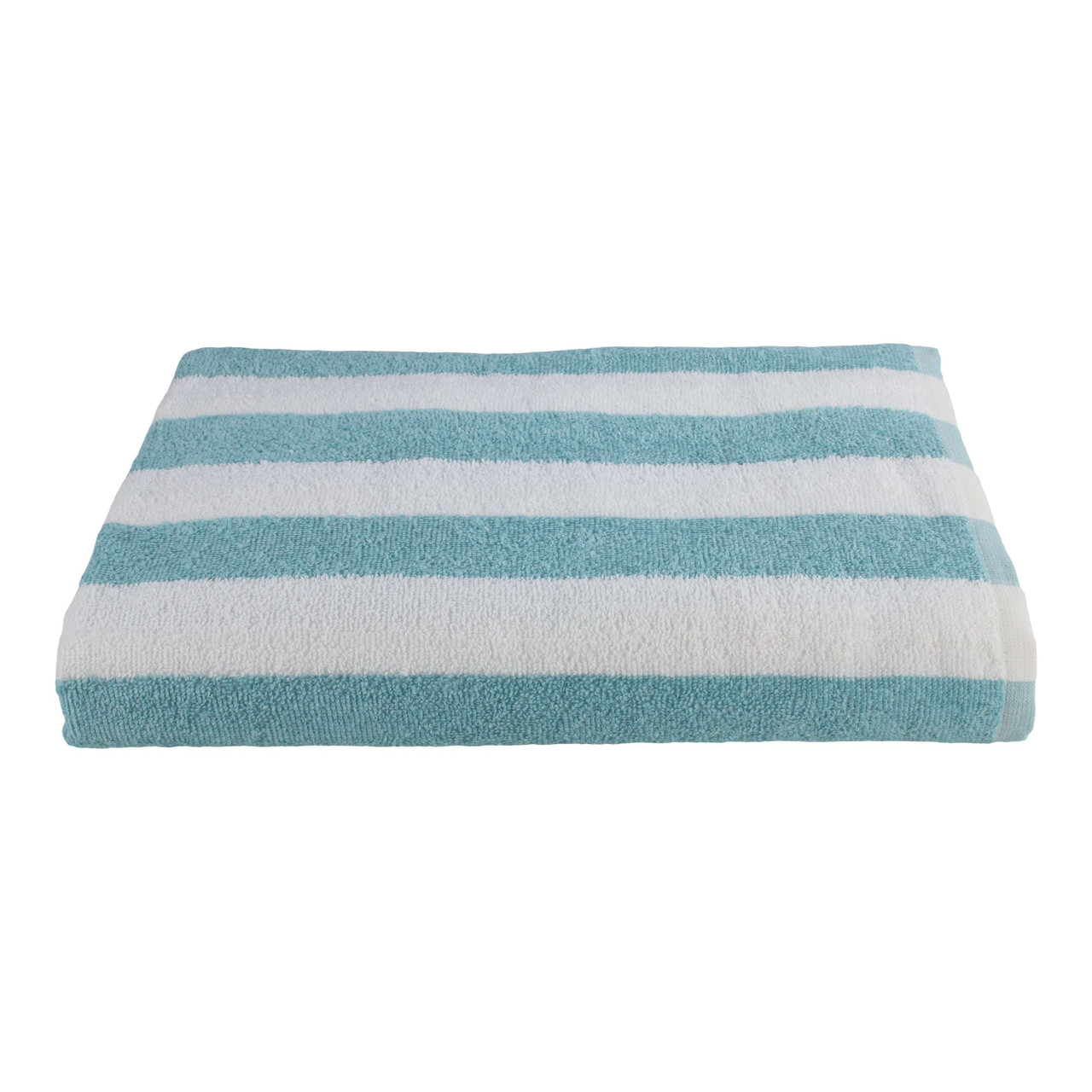 1888 Mills supplier gallery image - Fibertone Cabana Stripe Pool Towels - fibertone_cabana_beach_teal_bt10674tealcs_02