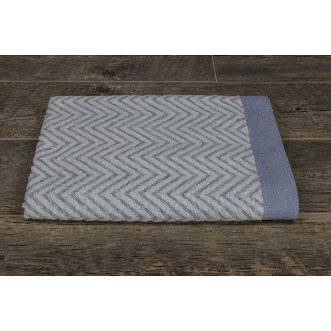 1888 Mills supplier gallery image - Fibertone Jacquard Pool Towels - Chevron - chevron_20-_20porcelain_20-_201_20-_2001