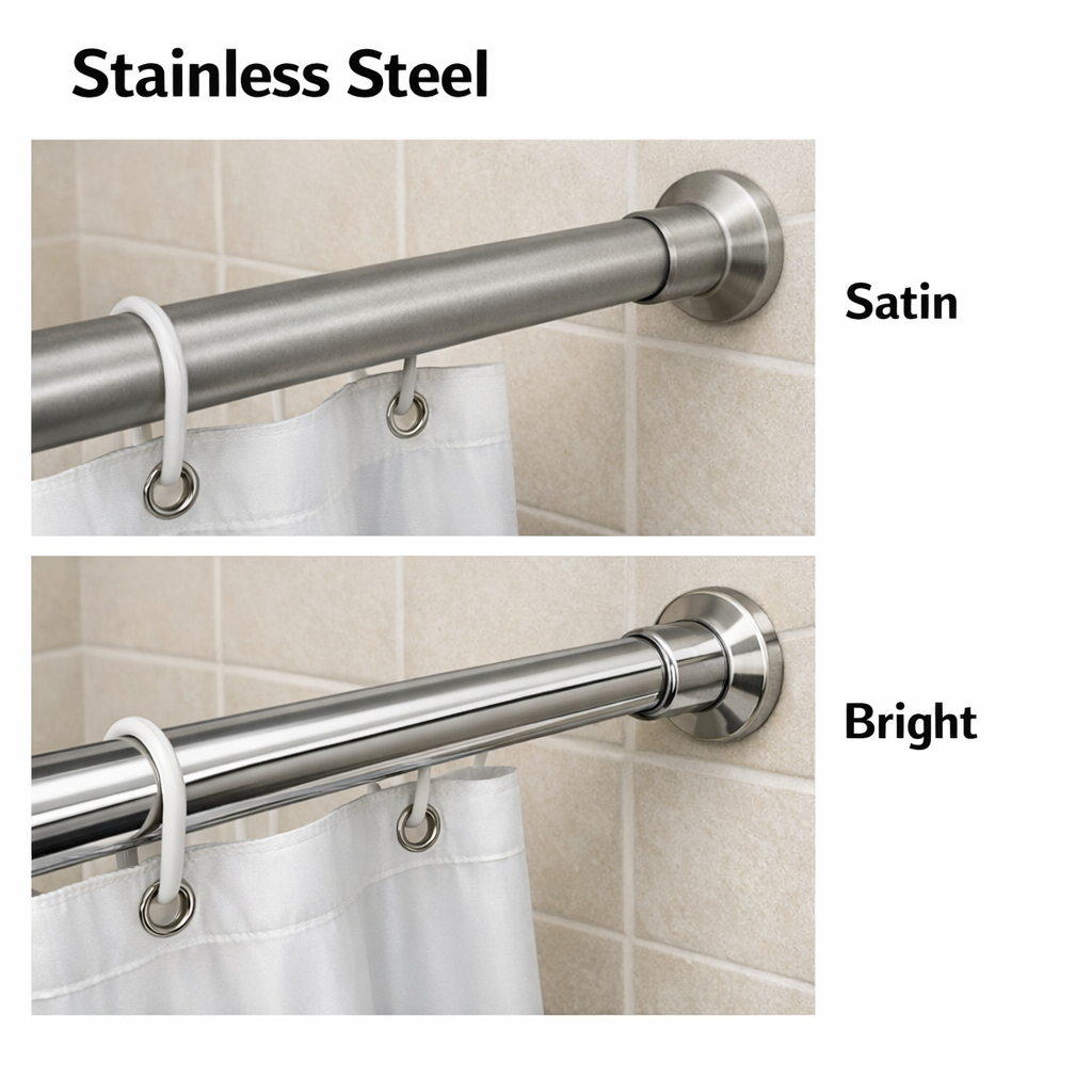 KARTRI| STANDARD| SHOWER RODS  - VARIETY OF OPTIONS