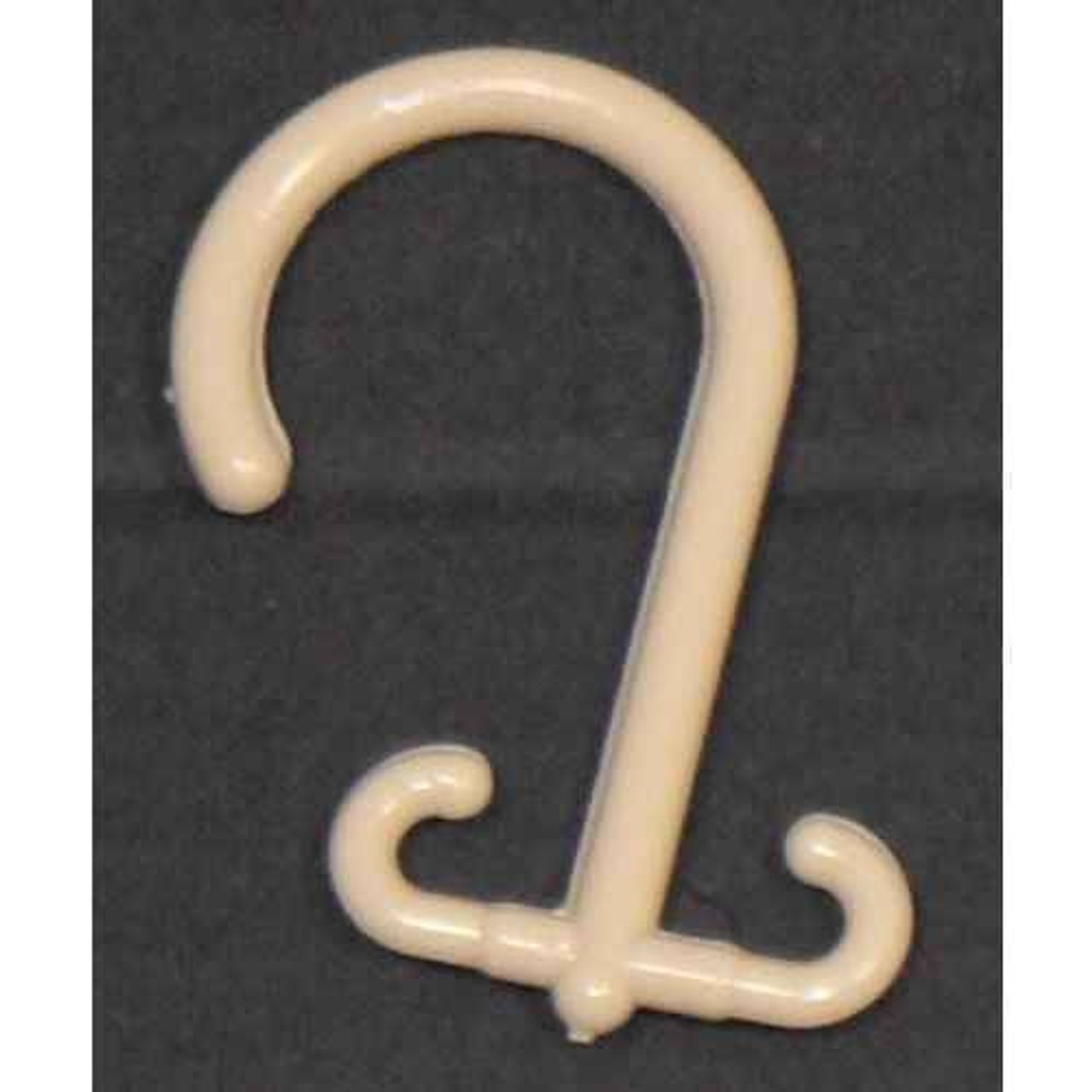 Kartri KARTRIor PLASTICor DOUBLE OPEN ENDSor SHOWER CURTAIN HOOKS PACK OF 12 DZ