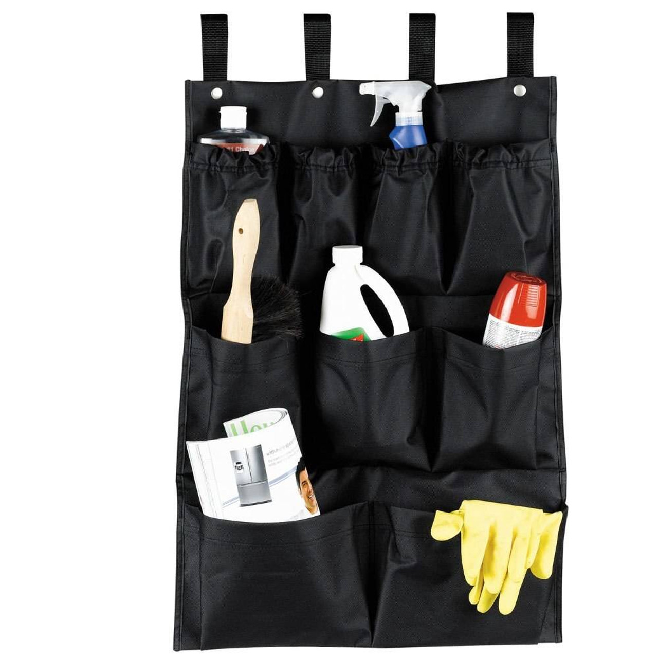 HOSPITALITY 1 SOURCE HOSPITALITY 1 SOURCE or 9 POCKET or X DUTY HOUSEKEEPING or CADDY BAGS or 19x32 or BLACK or 5 PER CASE