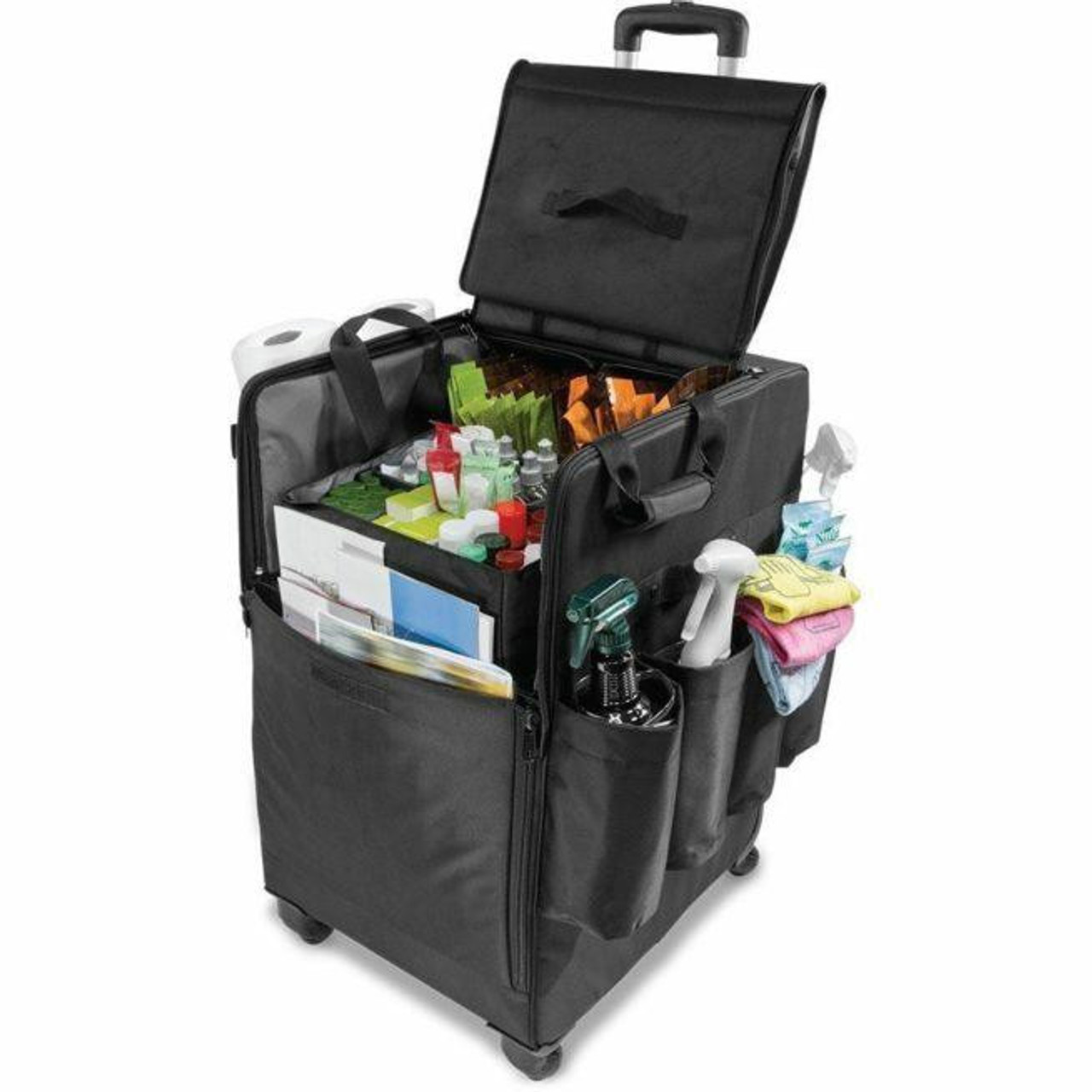 Mobile Housekeeping Cart - Streamline Cleaning Efficiency