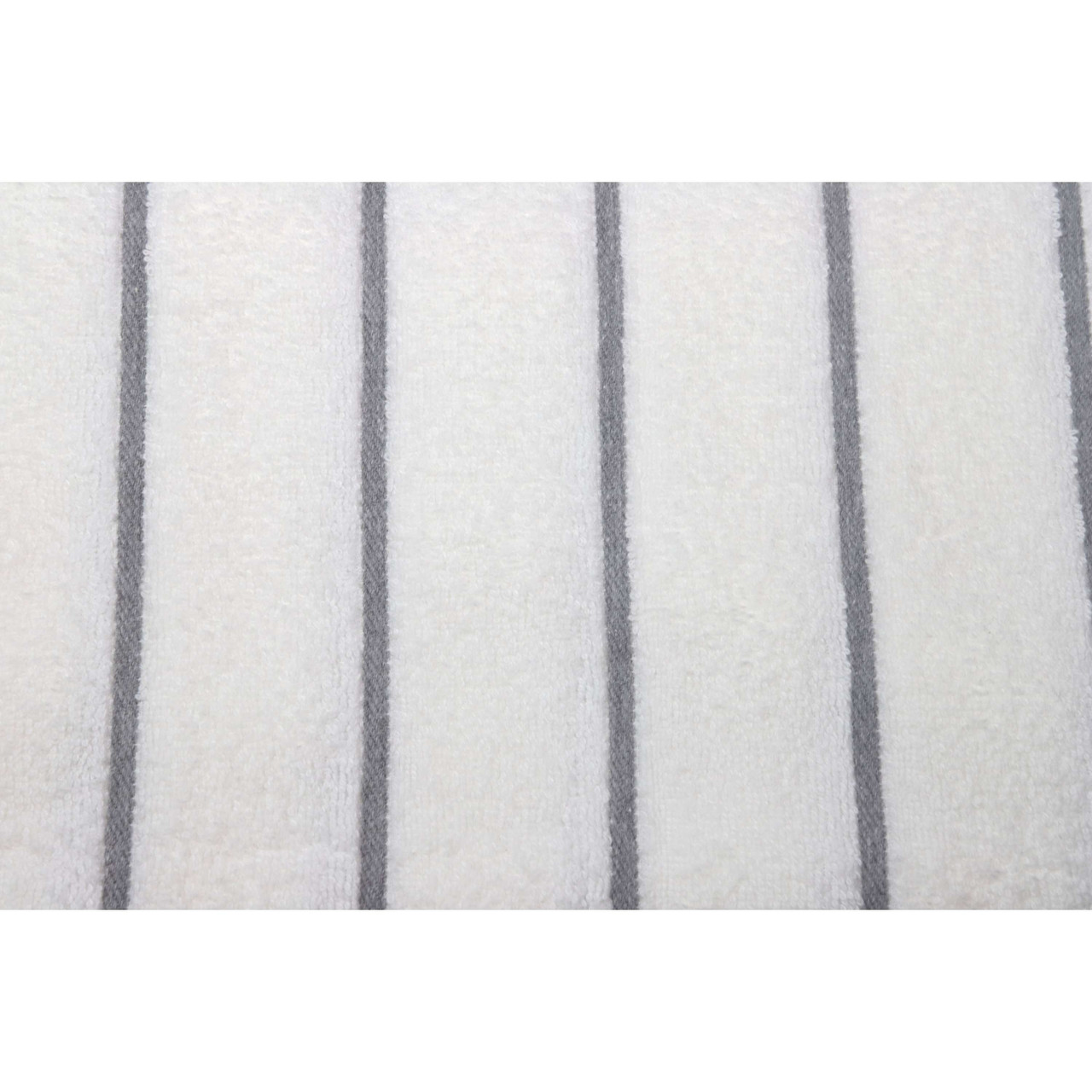 1888 Mills supplier gallery image - Fibertone Twill Ribbed Stripe Pool Towel - s201-u-gys-1-ft20_twillstripe_grey_swtch