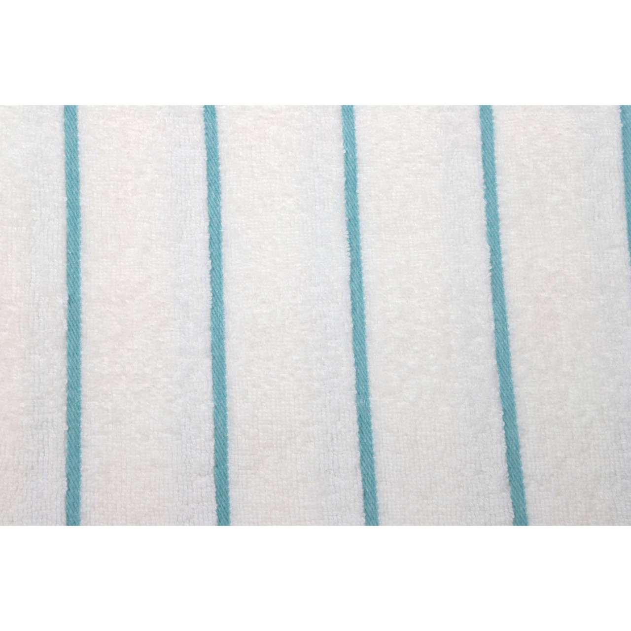 1888 Mills supplier gallery image - Fibertone Twill Ribbed Stripe Pool Towel - s201-u-tls-1-ft20_twillstripe_teal_swtch