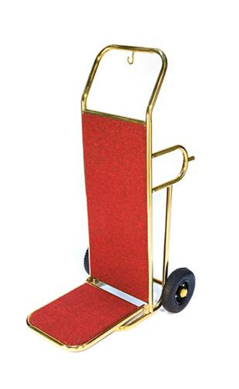 Deluxe Bellmans Hand Truck or Gold and Stainless