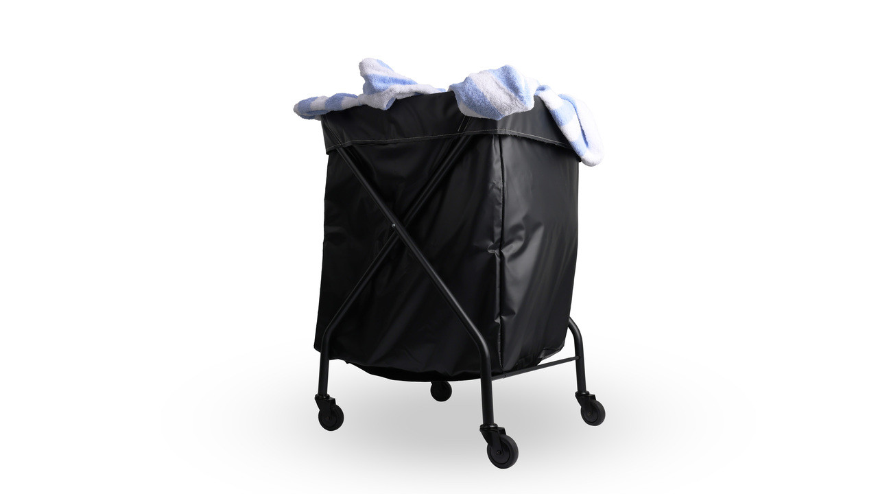 Laundry Hamper; X-Fame with Black Vinyl Bag