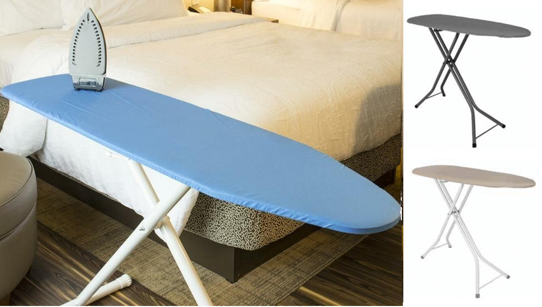 HOSPITALITY 1 SOURCE | 40x13 COMPACT IRONING BOARD & COVERS - ALL COLORS!