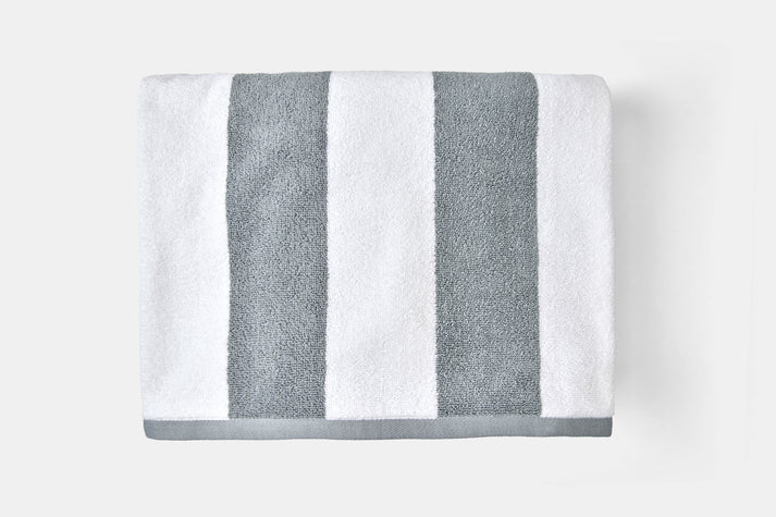 Breeze Pool Towels By 1899 Thomaston Mills Combed Extra-Long Staple American Cotton - White,Blue,Gray Color And All Sizes!
