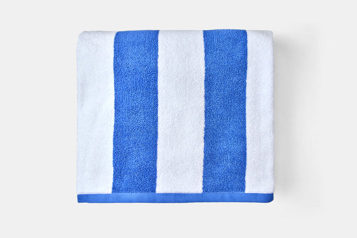 Breeze Pool Towels By 1899 Thomaston Mills Combed Extra-Long Staple American Cotton - White,Blue,Gray Color And All Sizes!