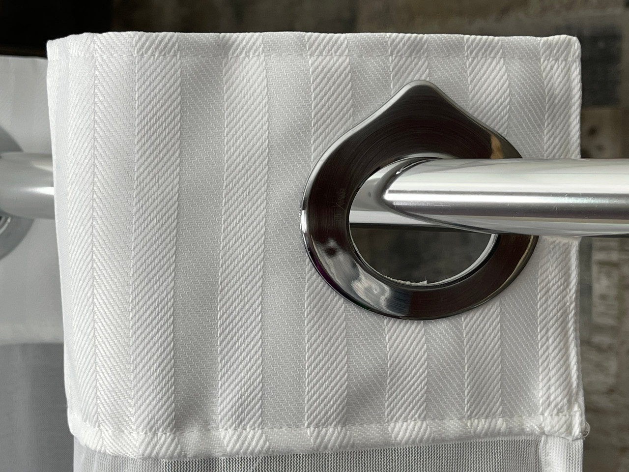 Kartri Herringbone HANG2IT Shower Curtain manufacturer image 4