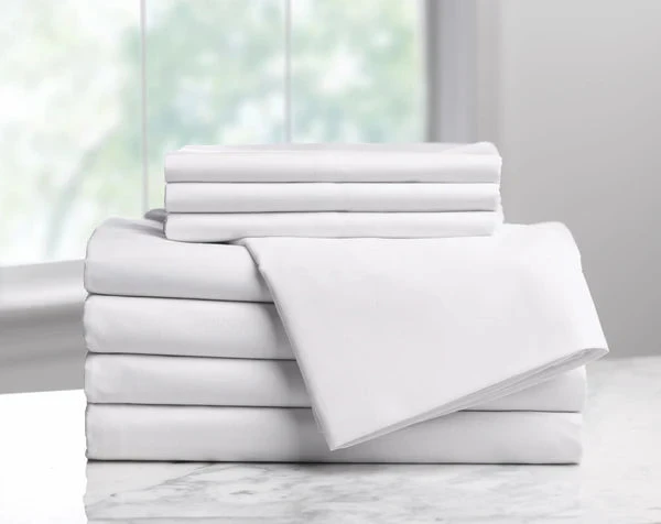 WestPoint Fitted Sheet - Full XL - Millennium 300 - Fresh White | Case of 24 | 1A38223