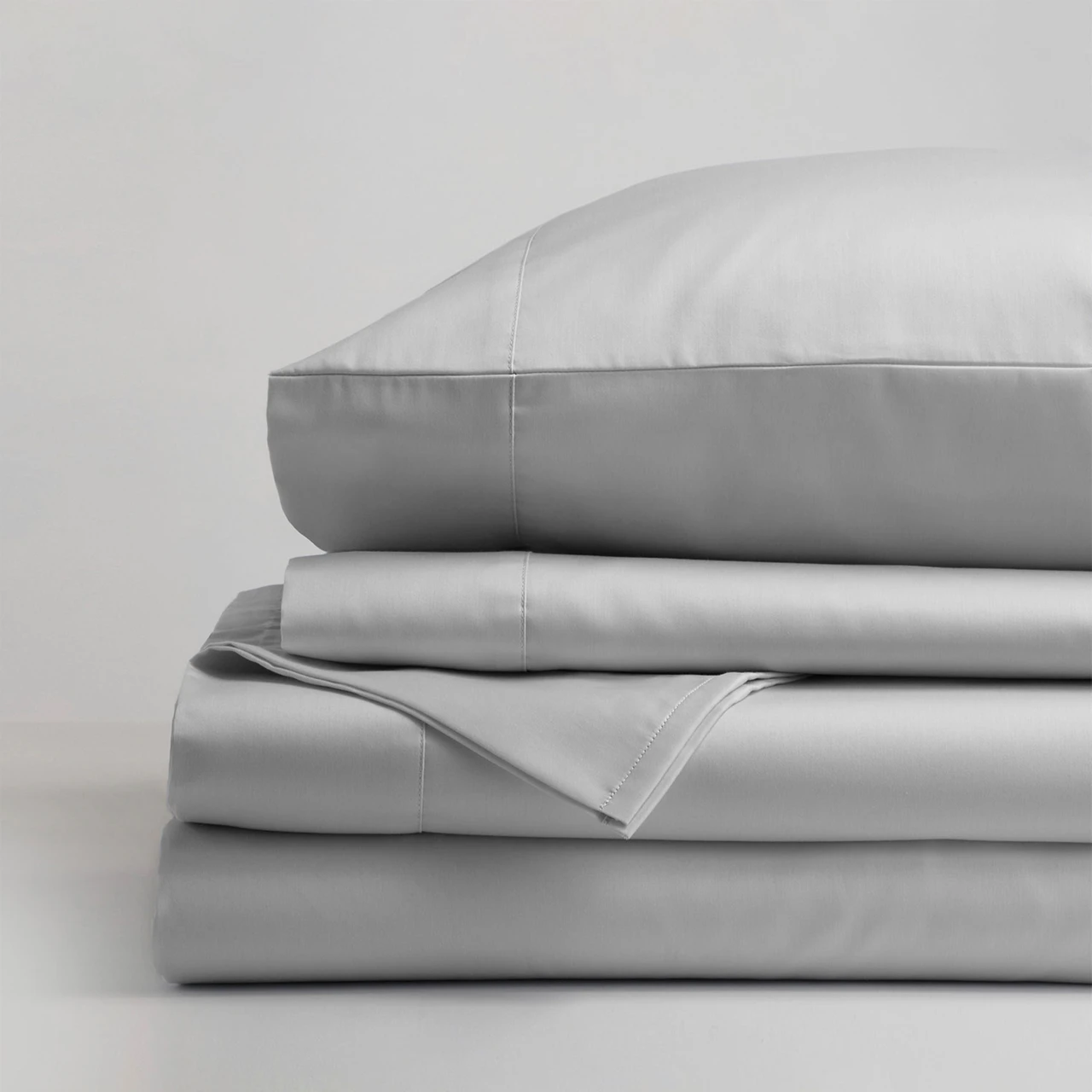 WestPoint Pillow Case - King - Gryphon Solid - Custom Order - Pearl Grey | Case of 12 | 1S33540