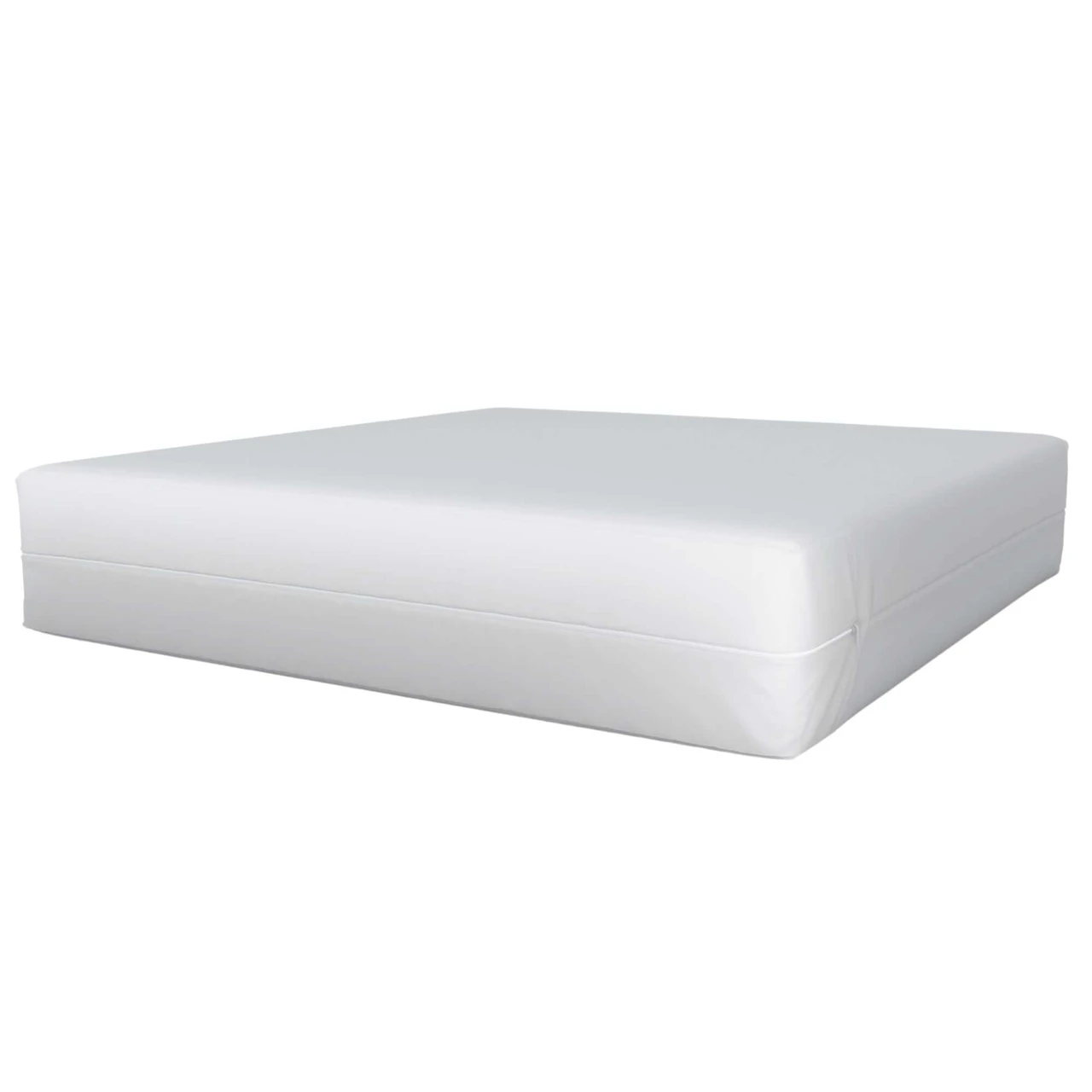 6-gauge vinyl zippered mattress encasement with BugStop seal, waterproof