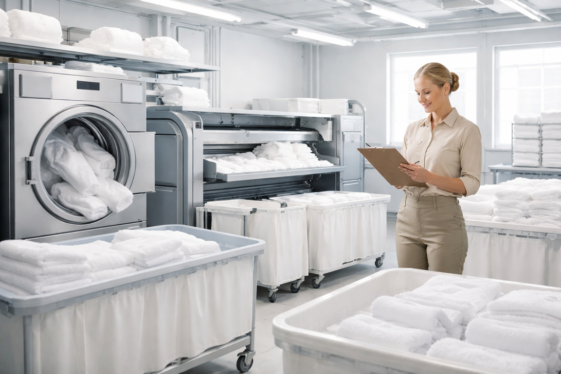How Hotels Keep White Towels White: A Commercial Laundry Troubleshooting Guide
