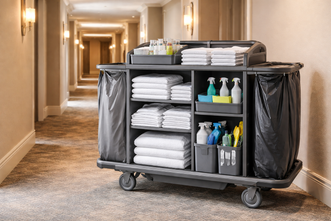 Housekeeping Cart Setup: What Hotels Should Keep on Every Cart