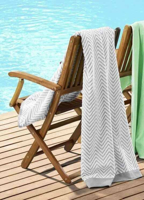 1888 Mills 1888 Mills Bath Sheets or Fibertone Chevron Jaquard Towel