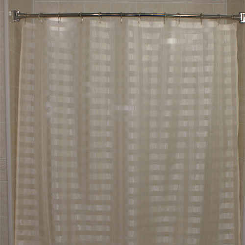 Kartri KARTRIor VISION CHECK SHEERor POLYESTEorR SHOWER CURTAIN W/ SEWN EYELETS 70x72 PACK OF 12
