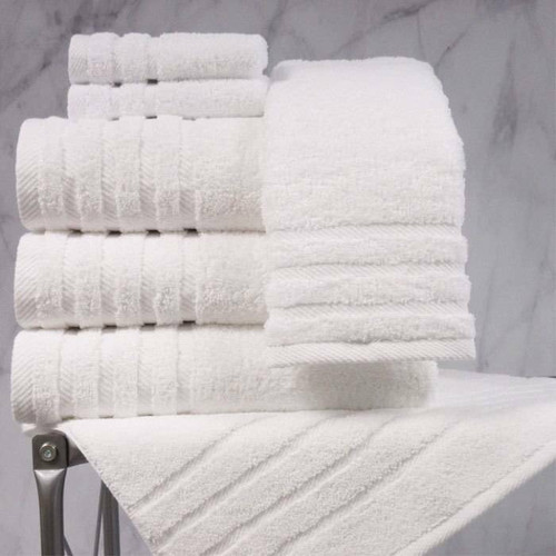 QTY=2: Manchester Mills Hand Towels Wash 16x32 100% Combed Ring Spun  Cotton