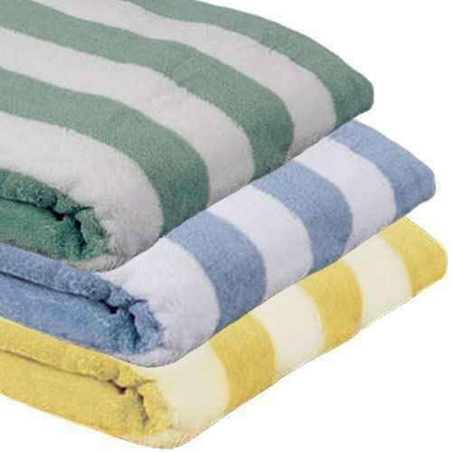 Ganesh Mills or Oxford Super Blend Ganesh Mills or Oxford Cabana 2X2 Stripe Pool Towels or Pack of 1 DZ