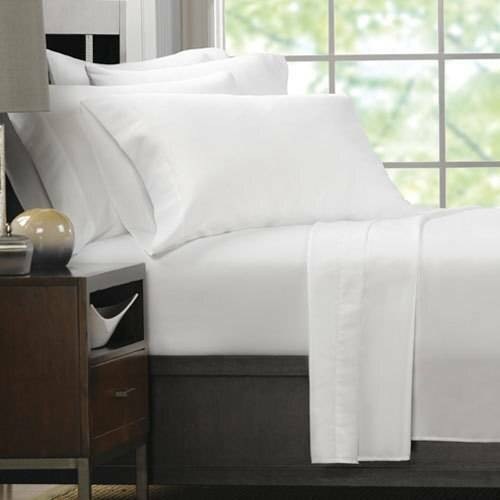 Arkwright Bulk Flat Bed Sheets - (Case of 24) Soft, Durable Cotton Blended  Bedding Essentials Supplies for Hosts of Hotel, Motel, or Rental