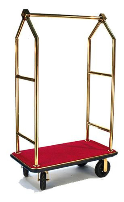 CSL Uptown Series or Heavy Duty Bellman Cart - Angled Top or 1.5 tube