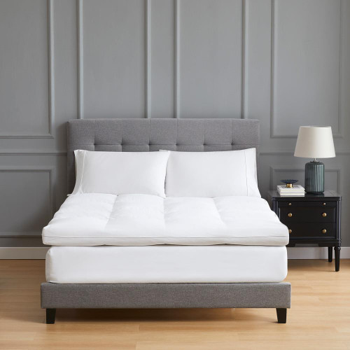 DOWNLITE Deluxe Hotel Feather Bed With Handles By DOWNLITE® (Hypoallergenic) 