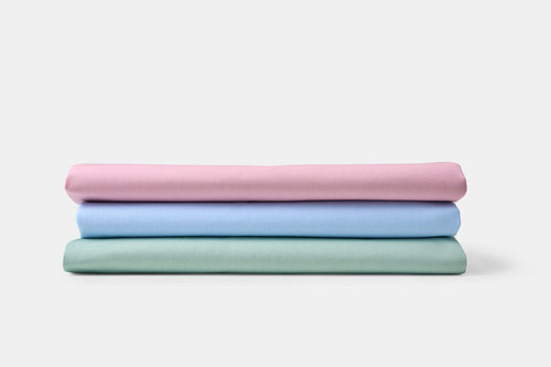 Thomaston Mills T180 Sheets - Blue, Rose, Seafoam |  Made in USA