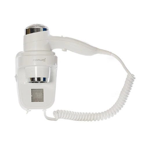 Roomwell UK Hair Dryer, 1600 Watt, Wall Mount, , 2 + 1-Year Extended Warranty