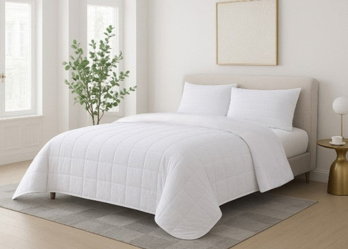 1888 Mills supplier gallery image - Flourish Quilted Blanket - flourish_blanket