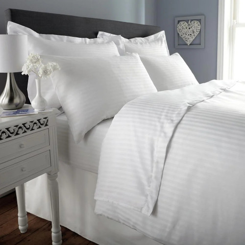 Duvet Covers 300 Thread Count - 100% Combed American Cotton - Color White And All Sizes!