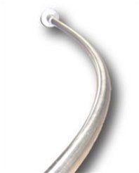 Kartri 60" curved shower rod with flanges included. USA Made