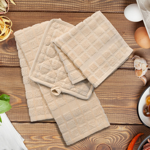 Ganesh supplier image - KITCHEN DISH CLOTHS SOLID COLOR CHECKED COLLECTION - parent product photo
