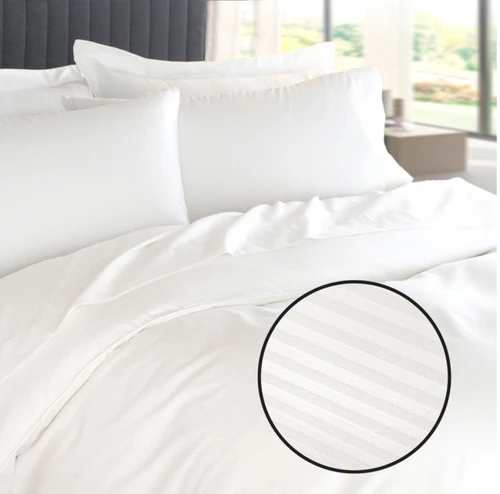 WestPoint T250 1cm Stripe - Fresh White Stripe | Case of 12 | 1C18617