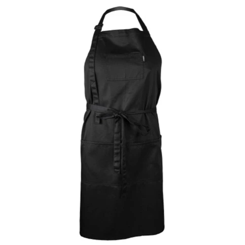 Representative WestPoint manufacturer image for The Clean black apron. See this listing for the exact size and case quantity.