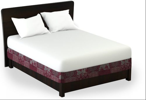 Representative Madeline Berry/Silver illustration. Box-spring wrap only; mattress, bedding and bed frame are excluded. See listing for size and case quantity.