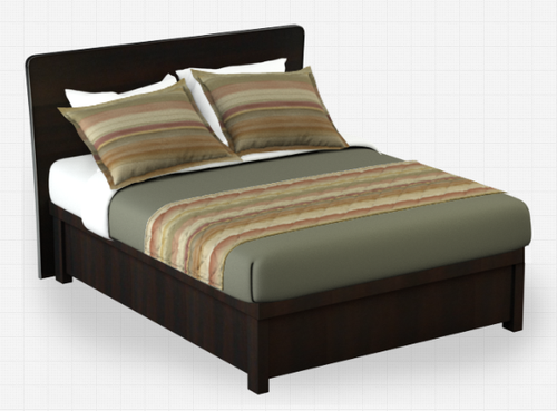 Representative Finley Terra Cotta illustration. Bedscarf only; shams, other bedding and bed frame are excluded. Quilting and scale are illustrative; see listing for size and case quantity.