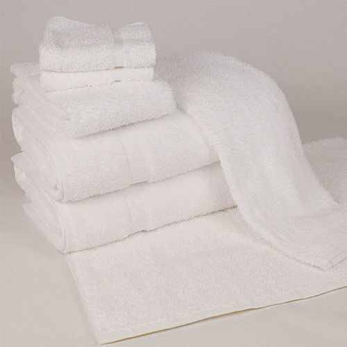 Bath Towels Cotton Medium Size 22x44, White