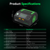 Gens ace iMars D1000Plus Smart Charger | App Control | Dual Channel | G-Tech